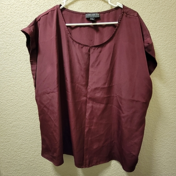 Forever 21 + short sleeve blouse - Picture 1 of 4